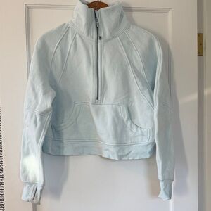 Lululemon Scuba light Blue Half-Zip Pullover Size XS/S